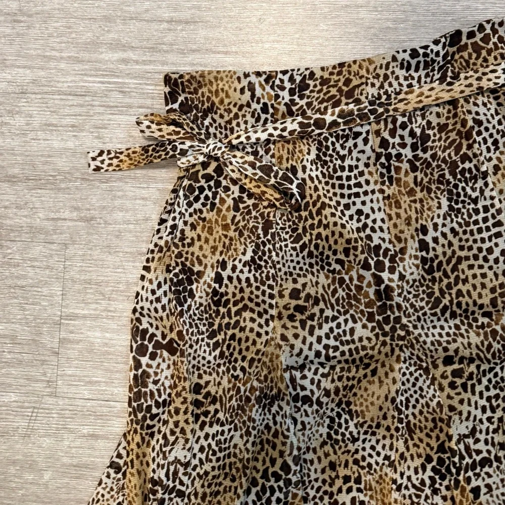 First Option Leopard Print Women's Skirt